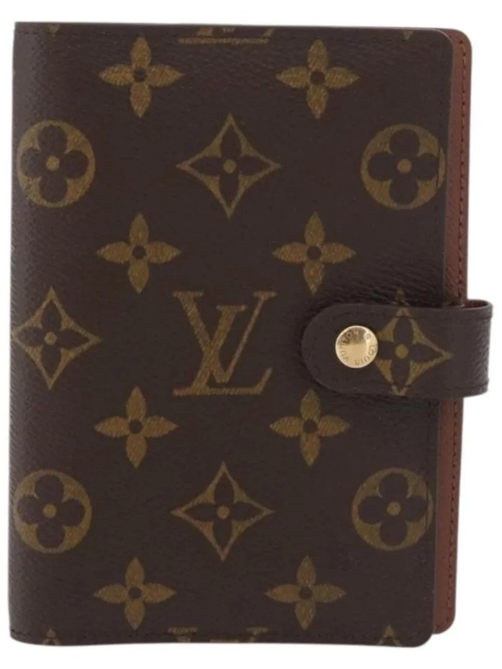 LOUIS VUITTON Monogram Agenda PM Day Planner Cover R20005 LV Auth BA12468A